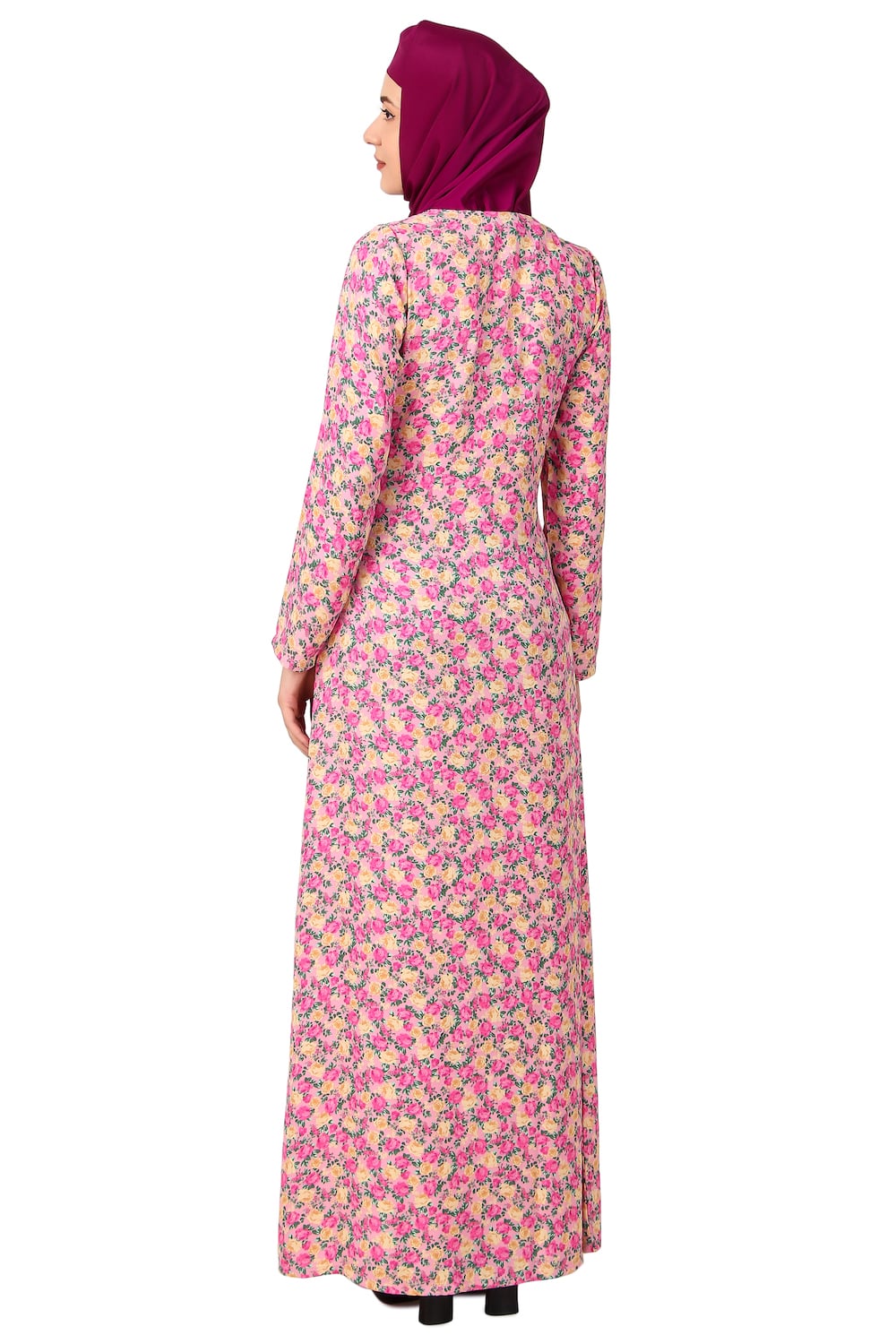 Printed Crepe Abaya AYP-478