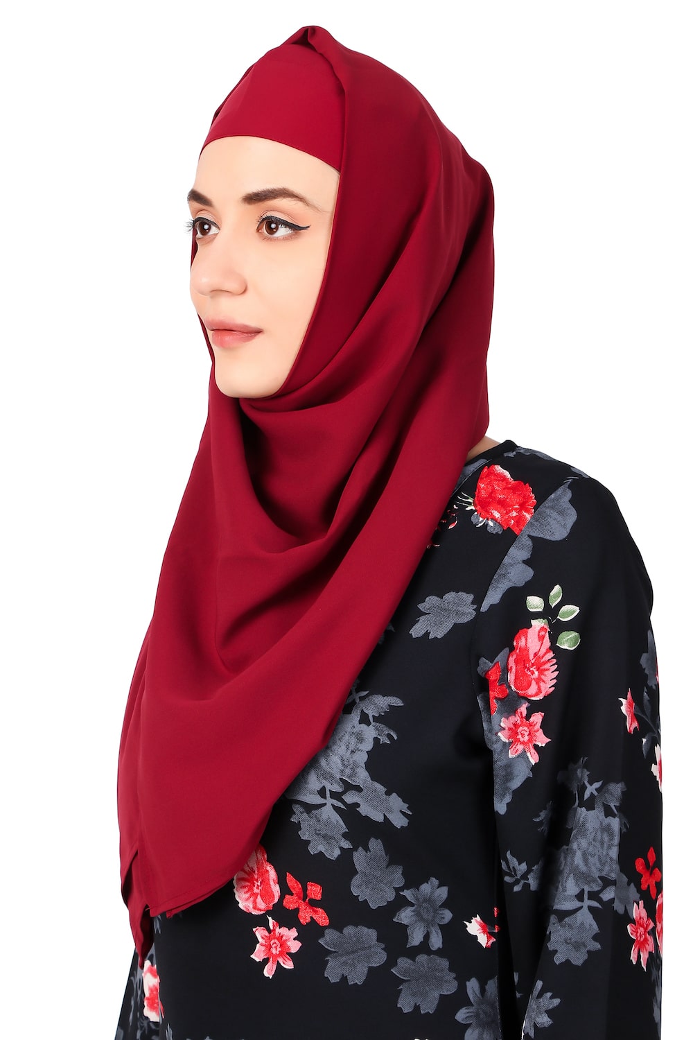 Printed Crepe Abaya AYP-479