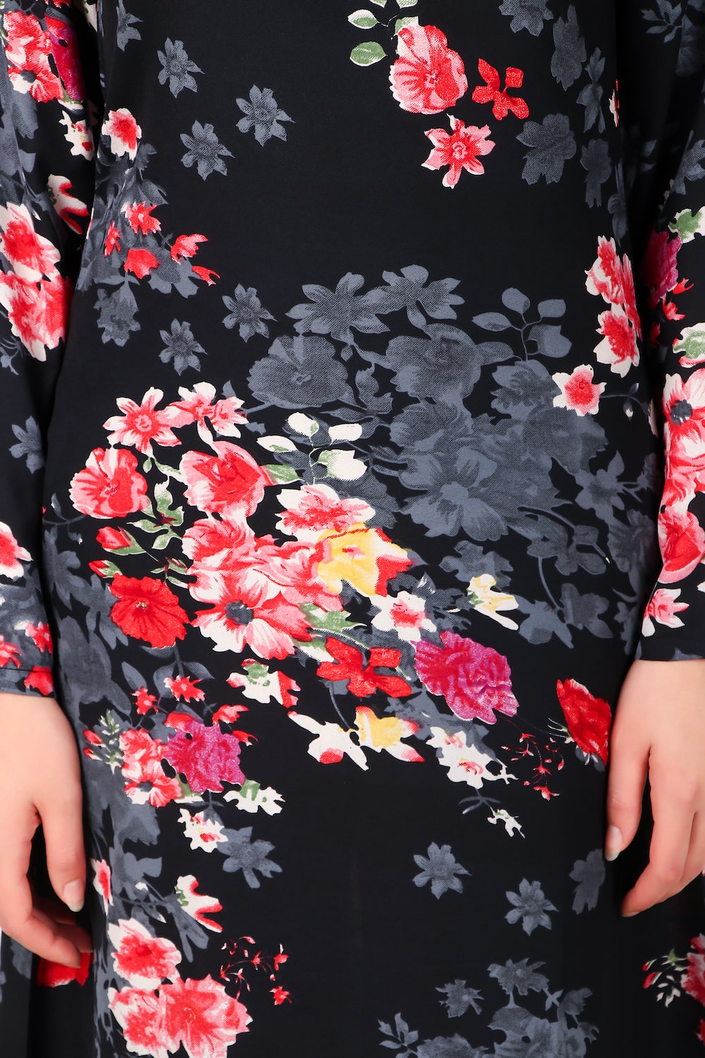 Printed Crepe Abaya AYP-479