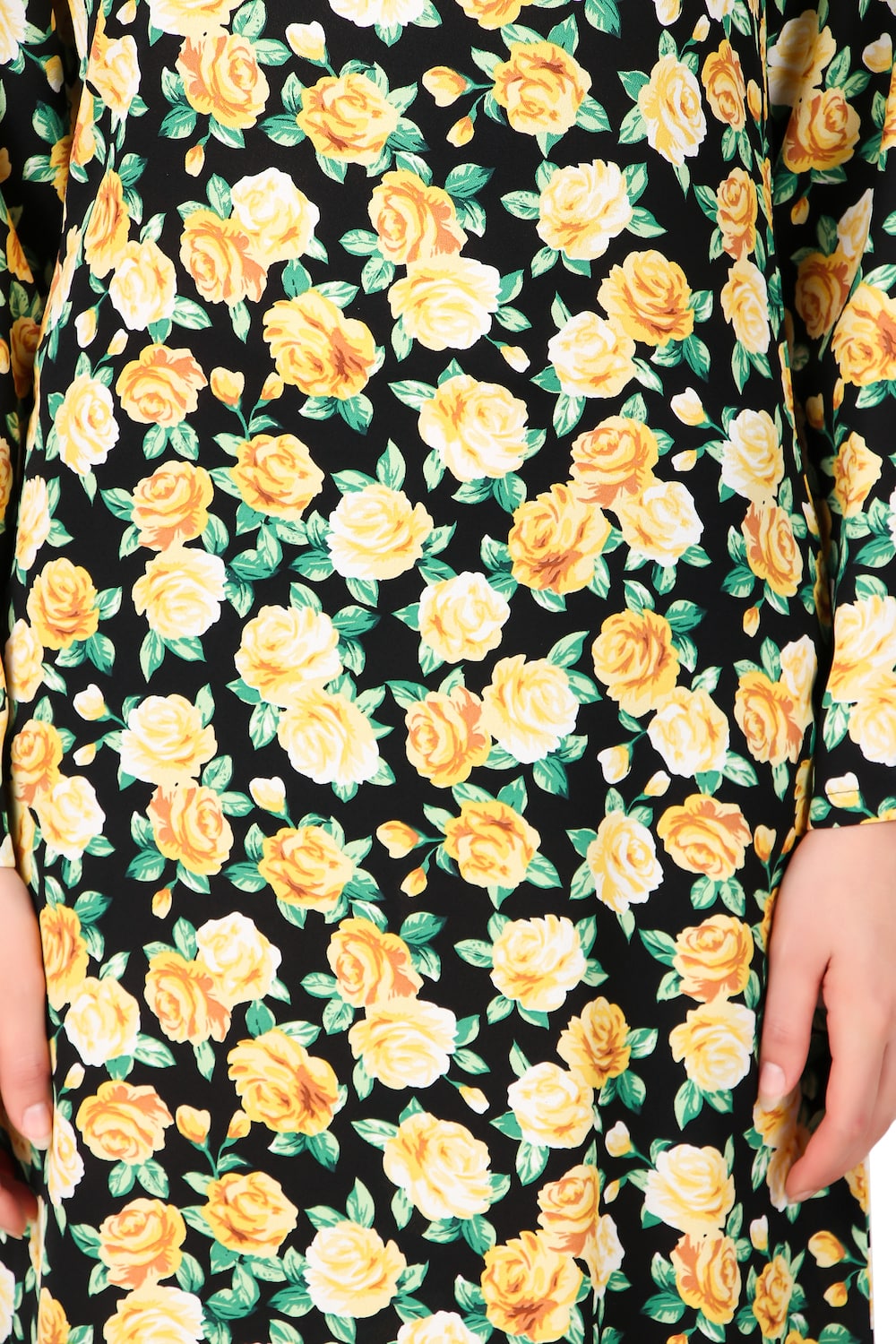 Printed Crepe Abaya AYP-480
