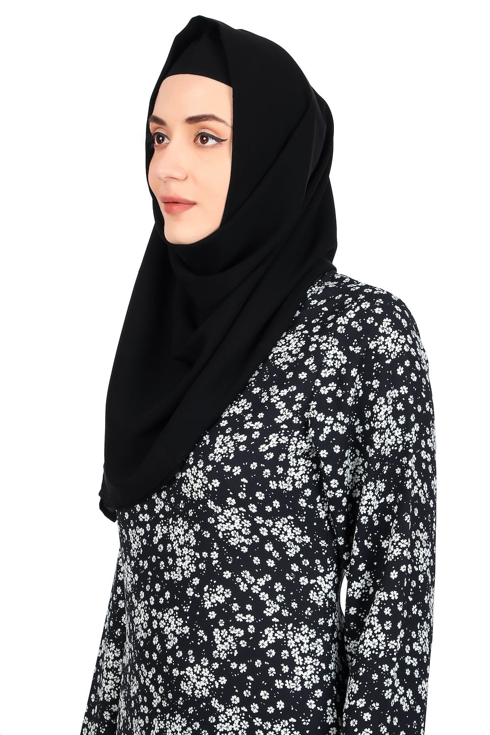Printed Crepe Abaya AYP-481