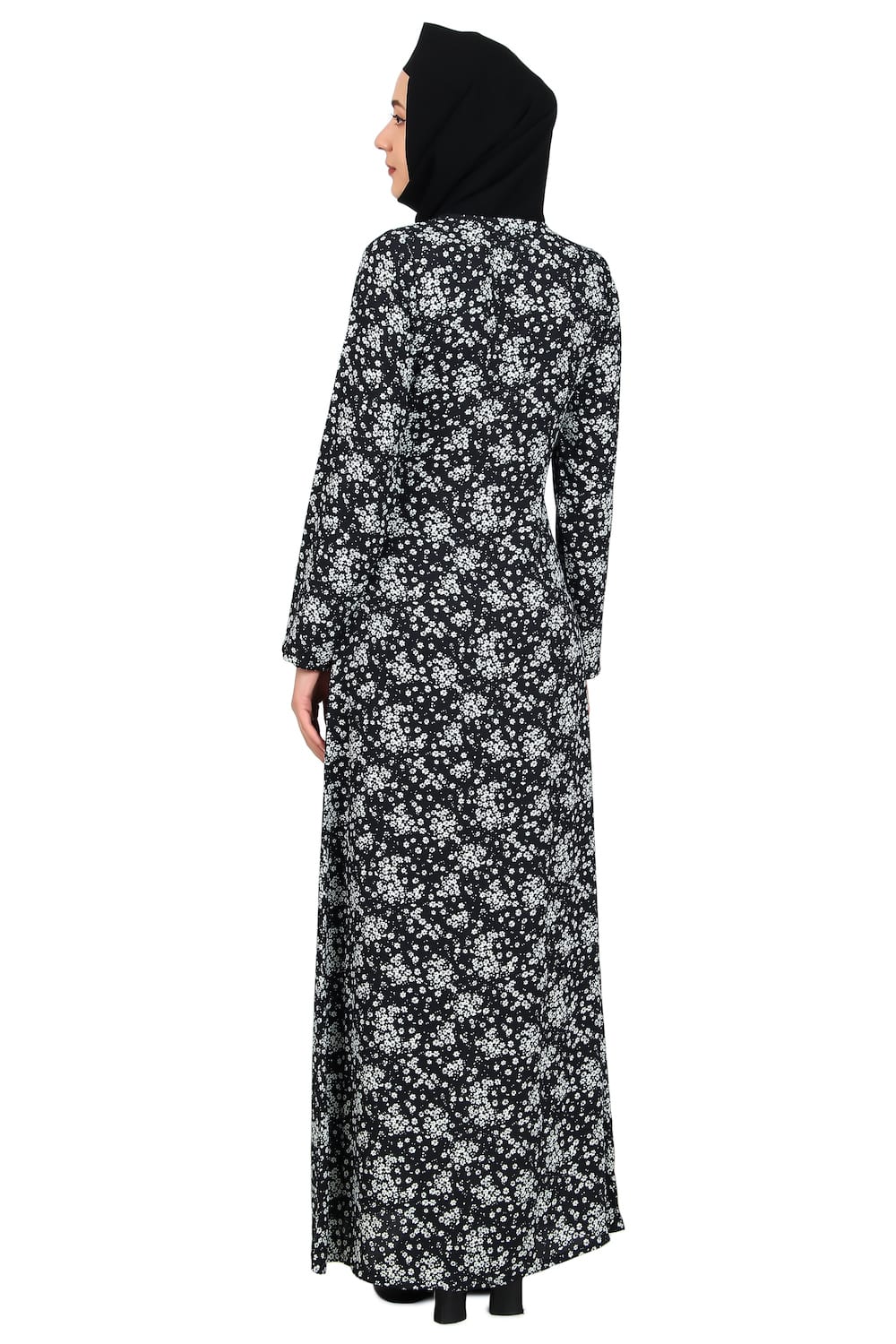 Printed Crepe Abaya AYP-481