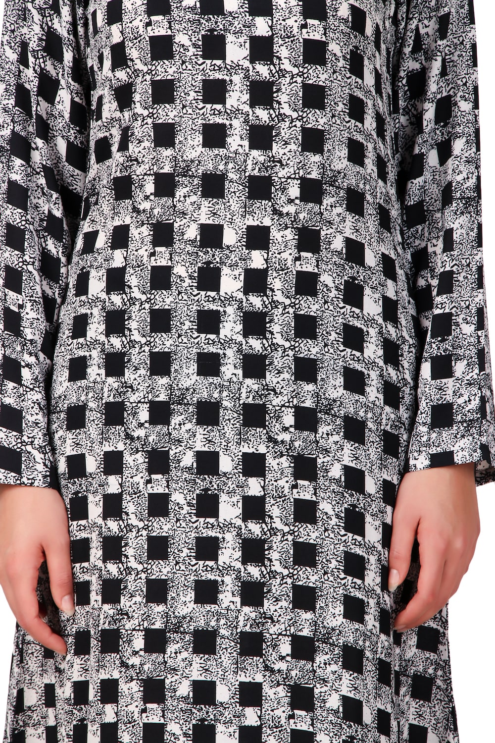 Printed Crepe Abaya AYP-482