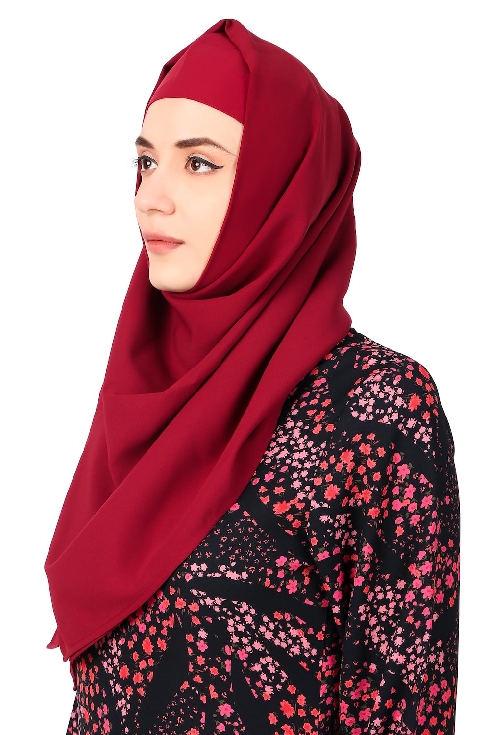 Printed Crepe Abaya AYP-483
