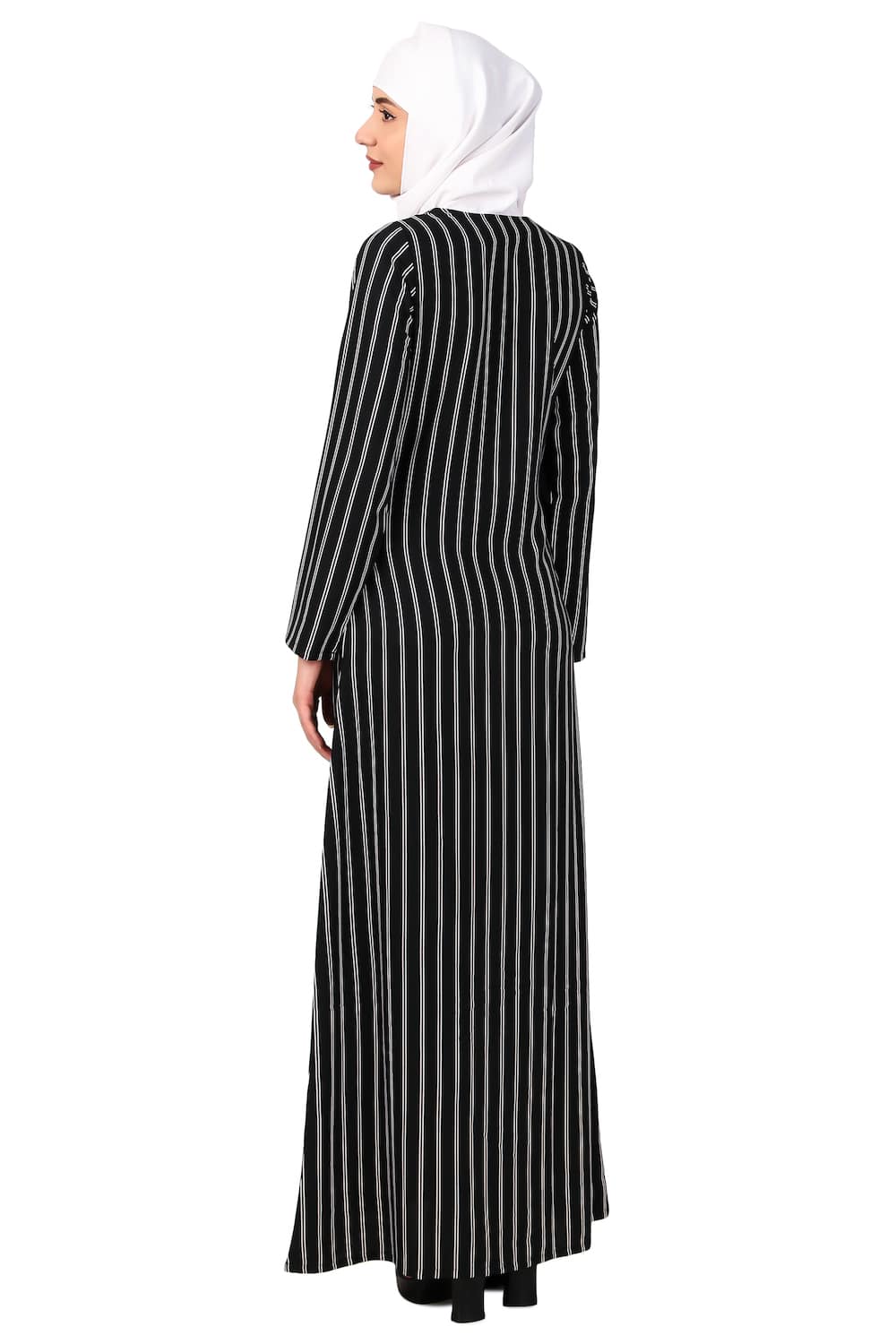 Printed Crepe Abaya AYP-486
