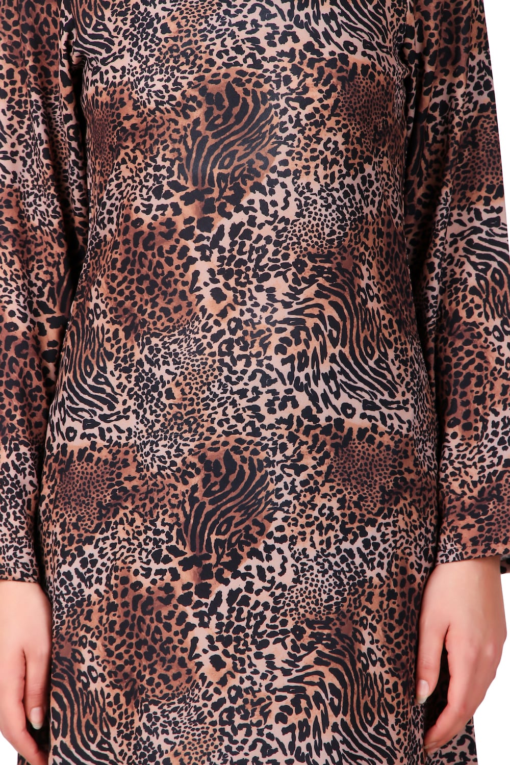 Printed Crepe Abaya AYP-487