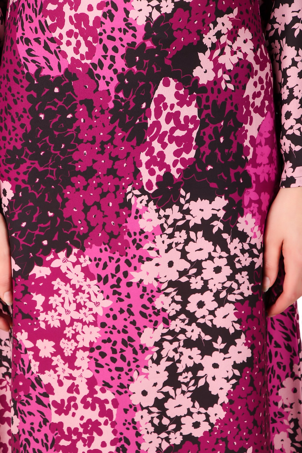 Printed Crepe Abaya AYP-489
