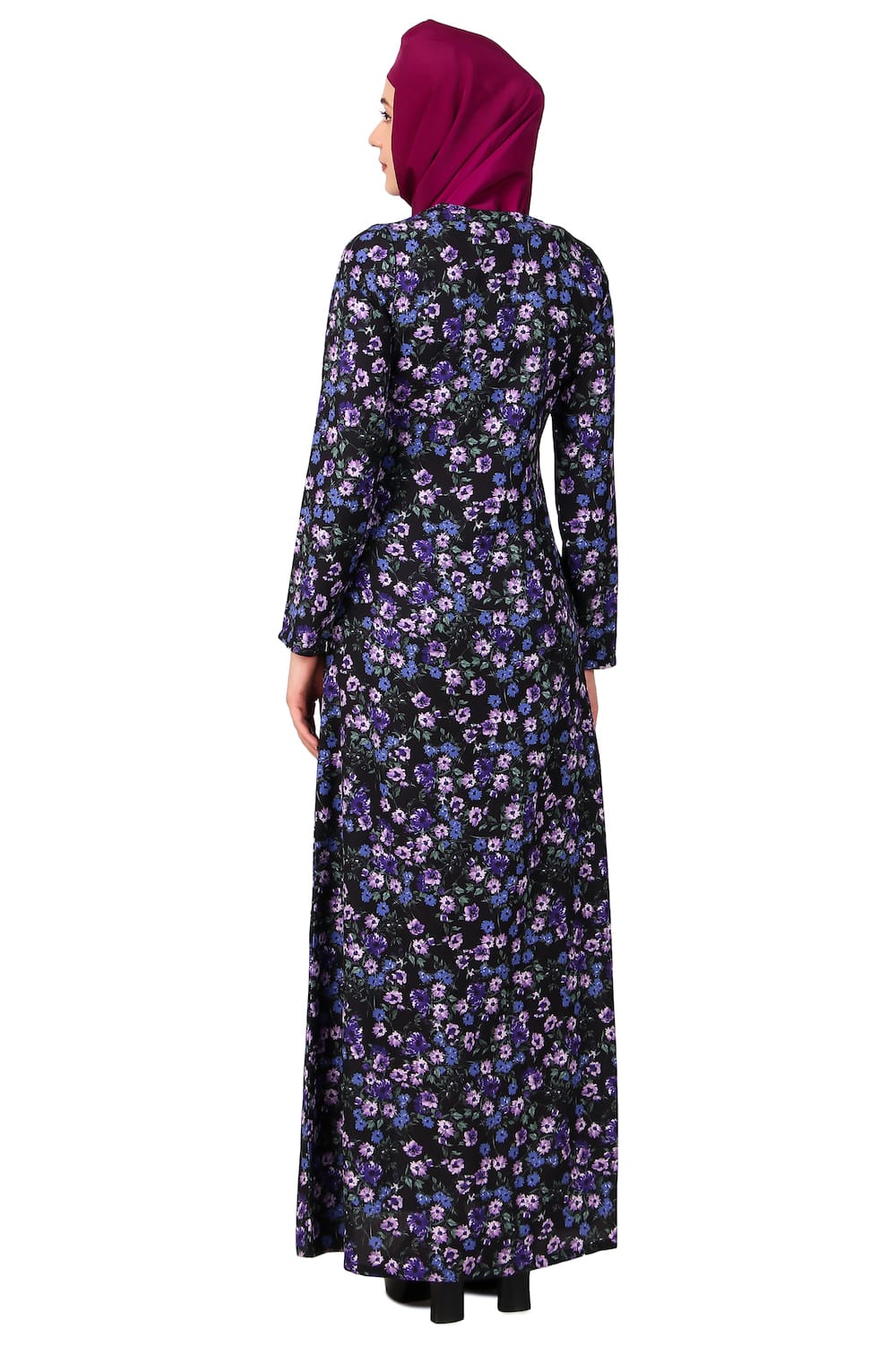 Printed Crepe Abaya AYP-490