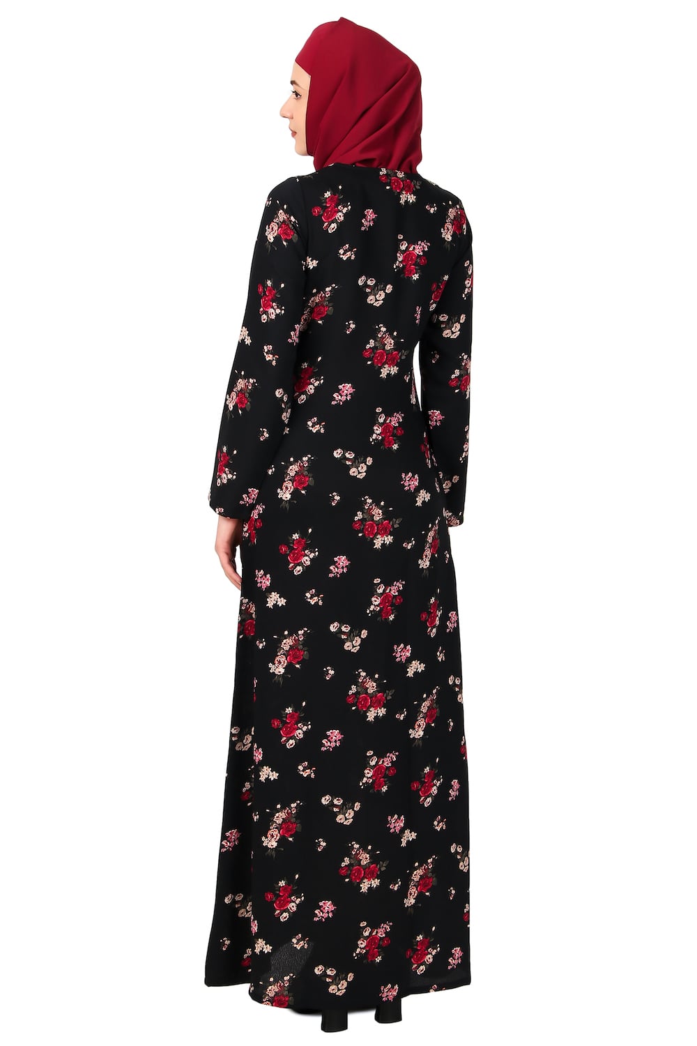Printed Crepe Abaya AYP-492