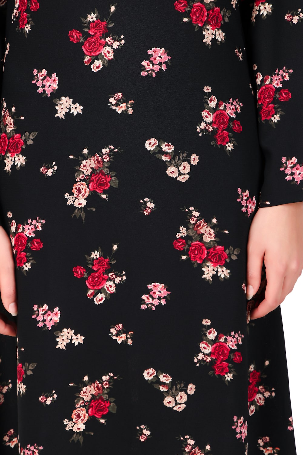 Printed Crepe Abaya AYP-492