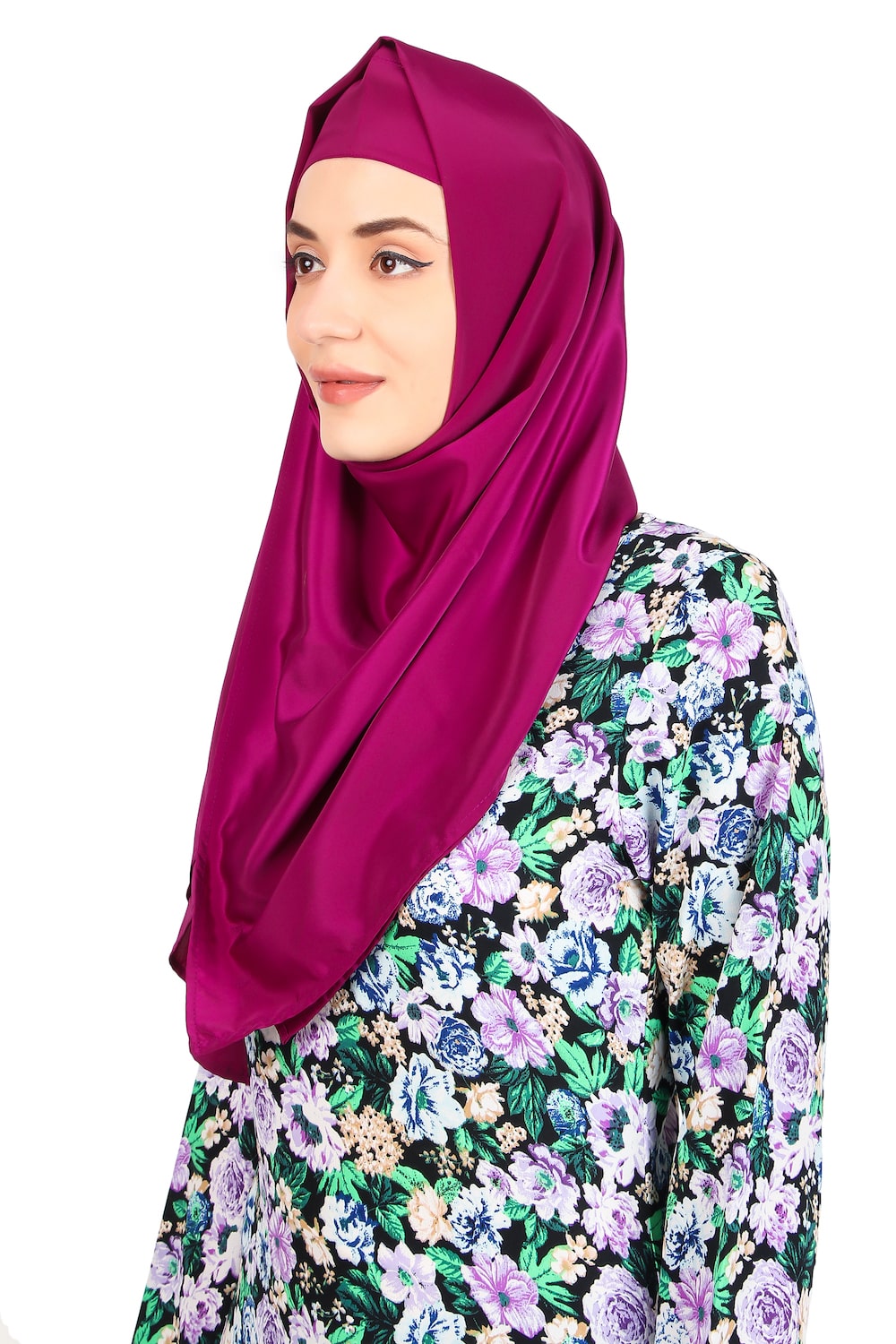 Printed Crepe Abaya AYP-494