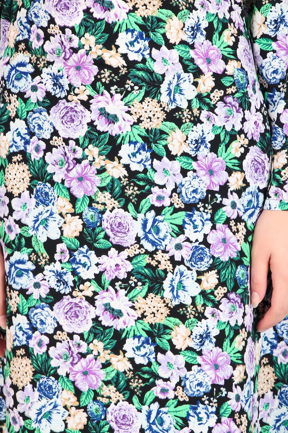 Printed Crepe Abaya AYP-494