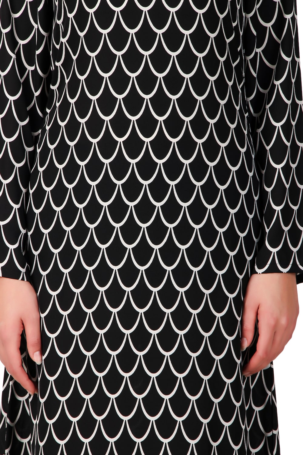 Printed Crepe Abaya AYP-496