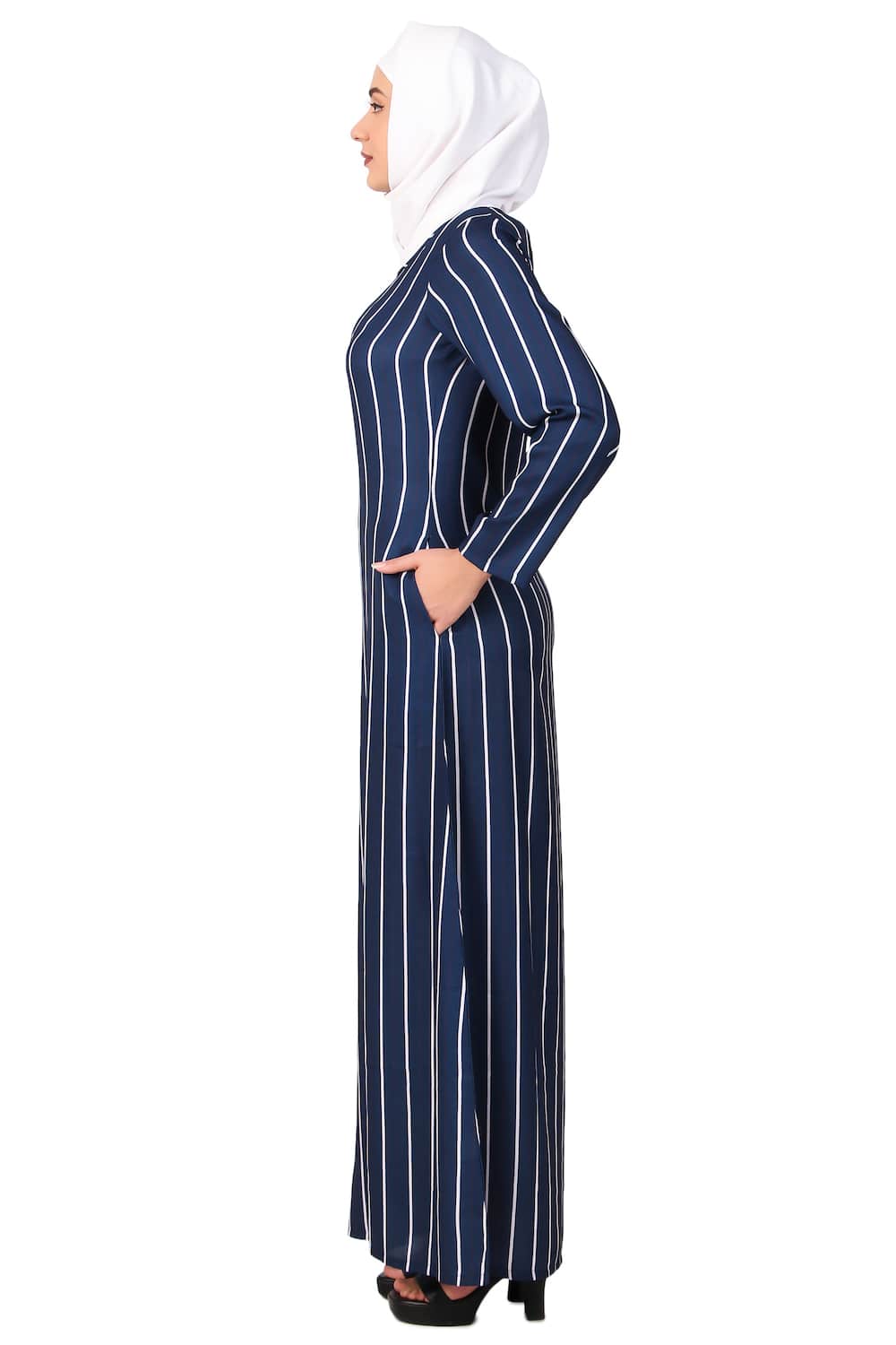 Printed Crepe Abaya AYP-497
