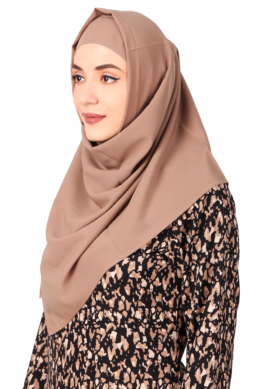 Printed Crepe Abaya AYP-498