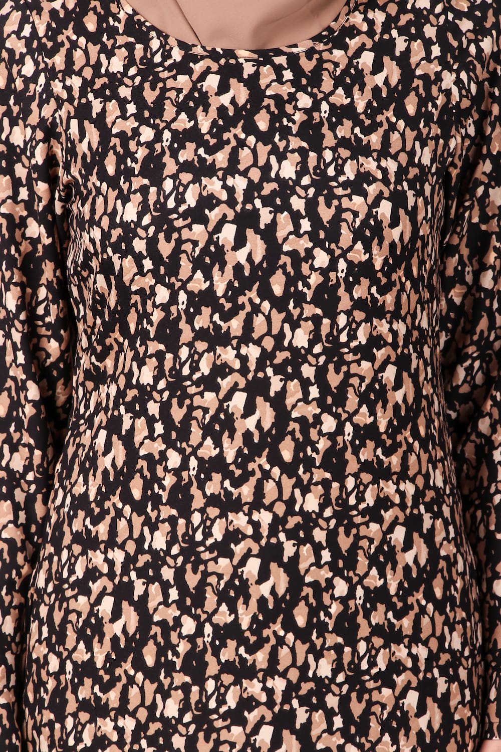 Printed Crepe Abaya AYP-498