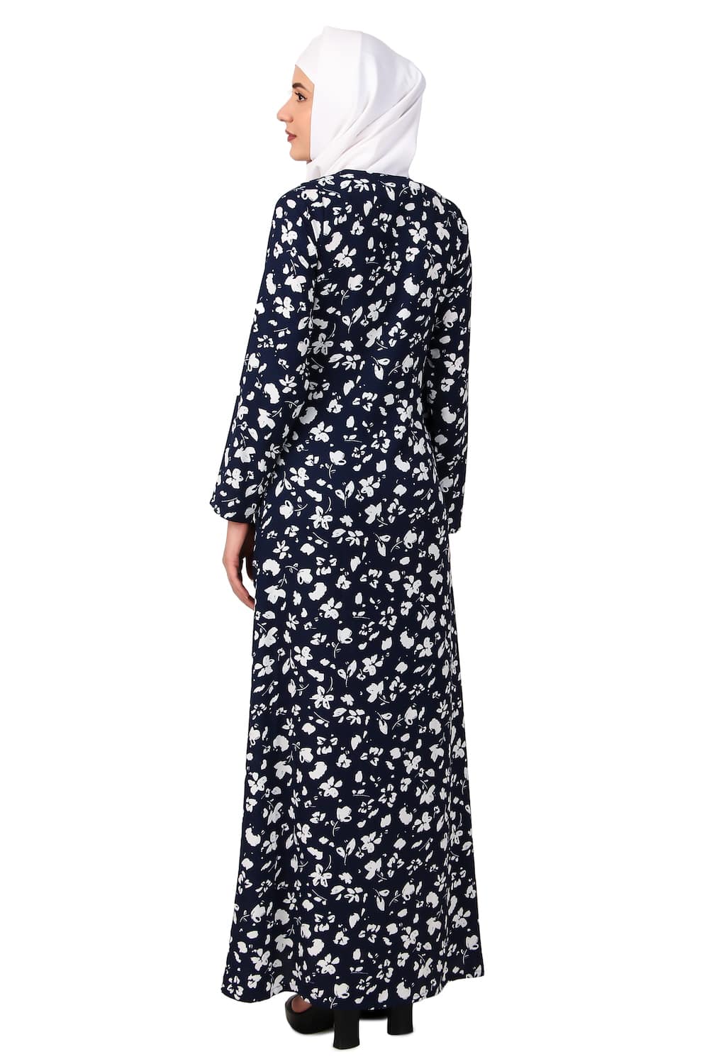 Printed Crepe Abaya AYP-499