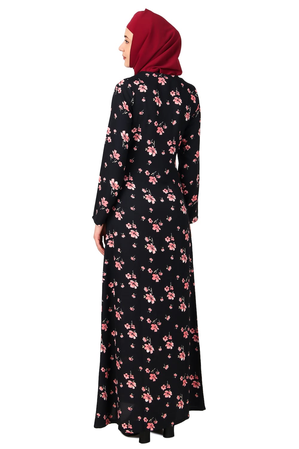 Printed Crepe Abaya AYP-501