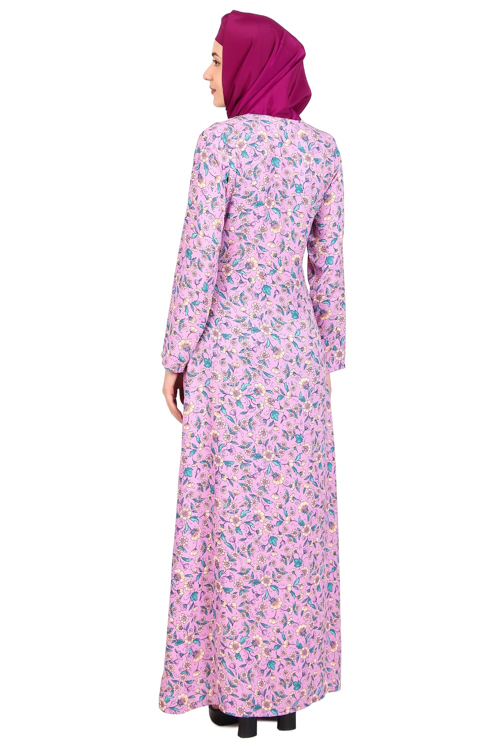 Printed Crepe Abaya AYP-503