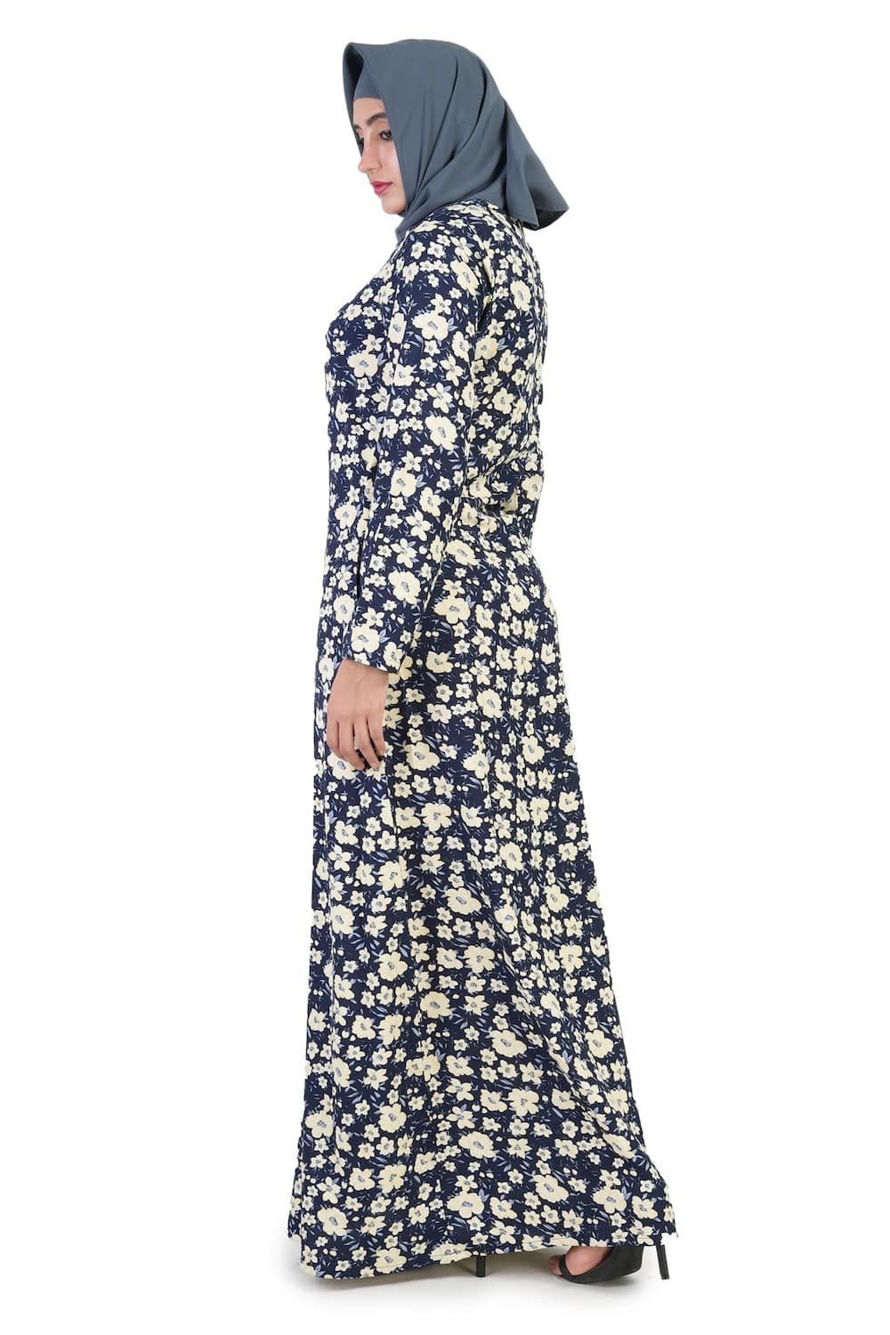 Printed Crepe Abaya AYP-507