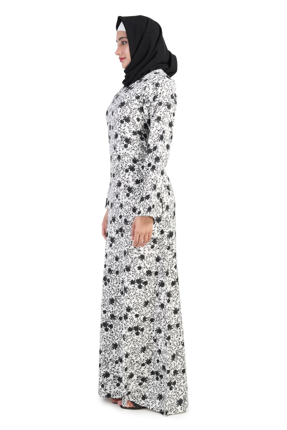 Printed Crepe Abaya AYP-508