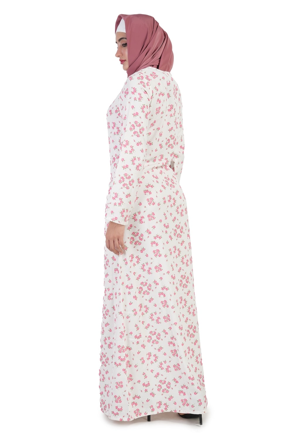 Printed Crepe Abaya AYP-509
