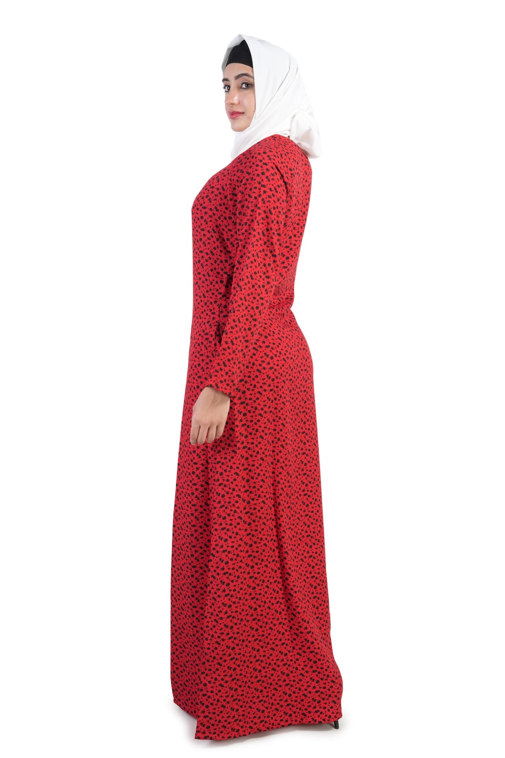 Printed Crepe Abaya AYP-512