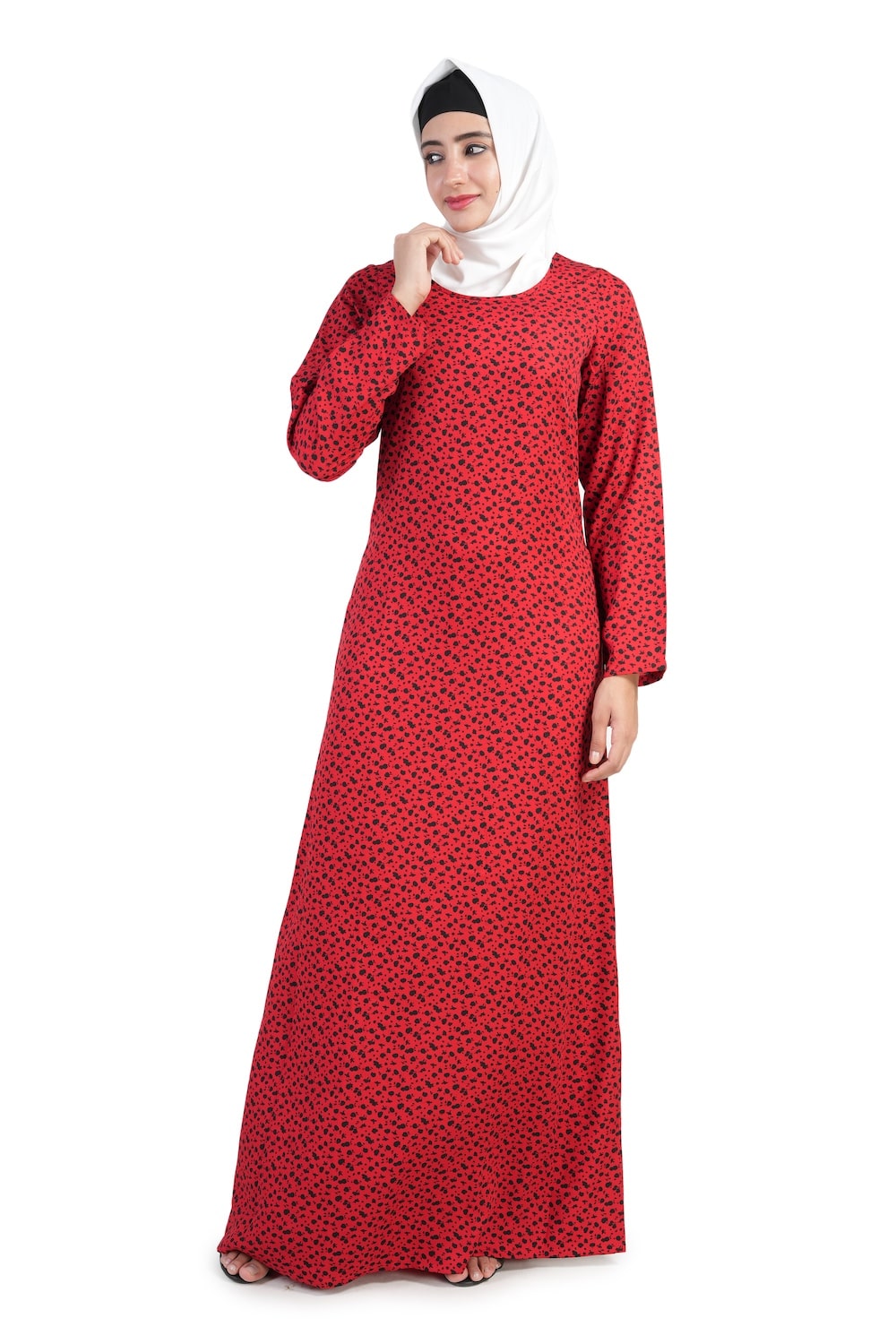 Printed Crepe Abaya AYP-512