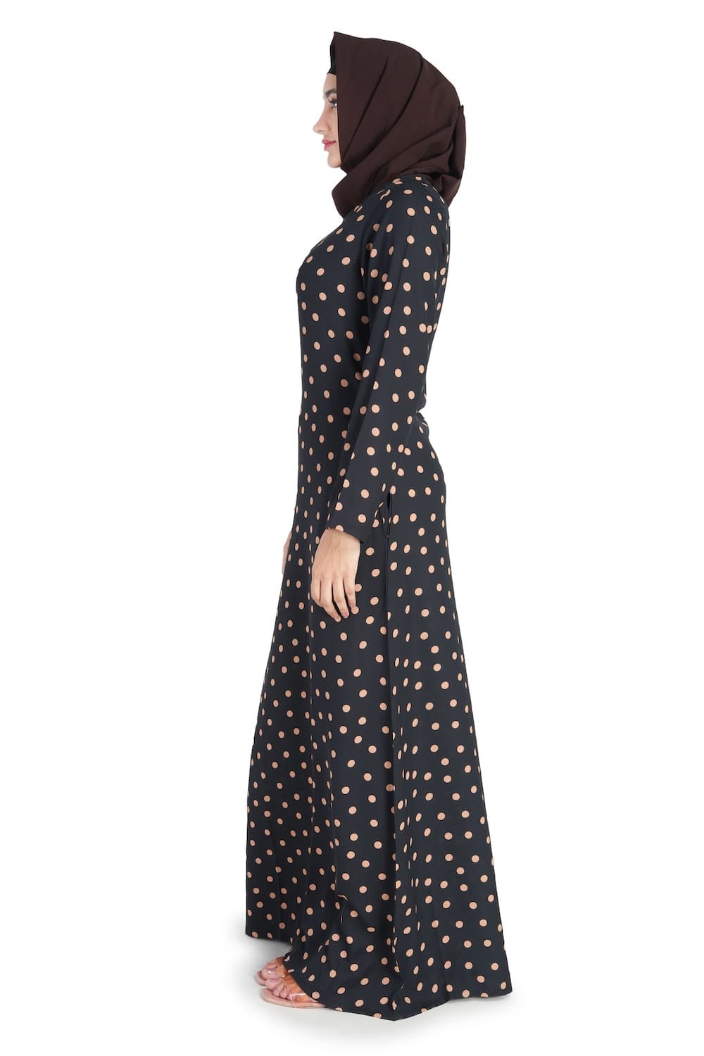 Printed Crepe Abaya AYP-514