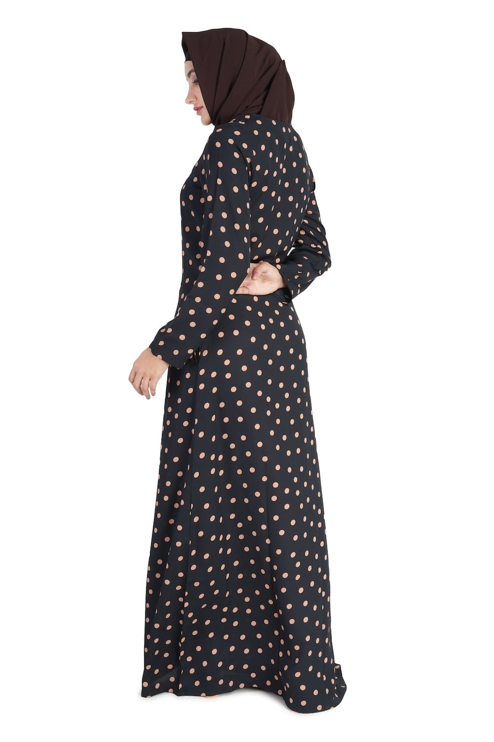 Printed Crepe Abaya AYP-514