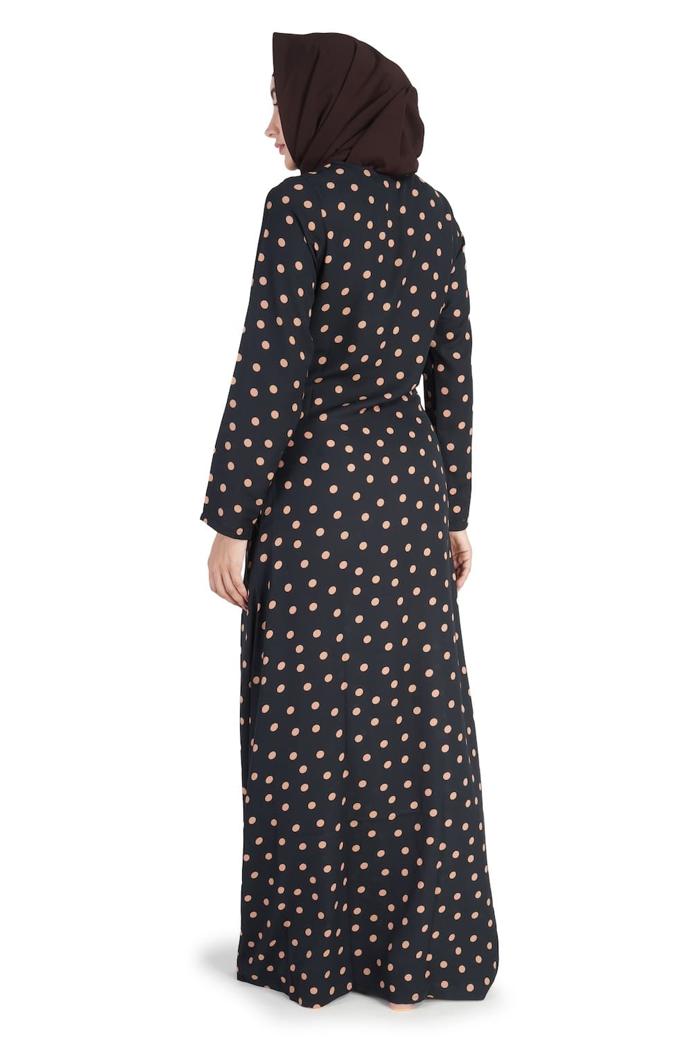 Printed Crepe Abaya AYP-514