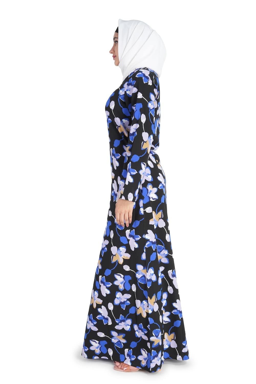 Printed Crepe Abaya AYP-515
