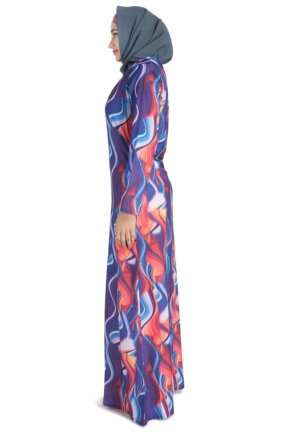 Printed Crepe Abaya AYP-520