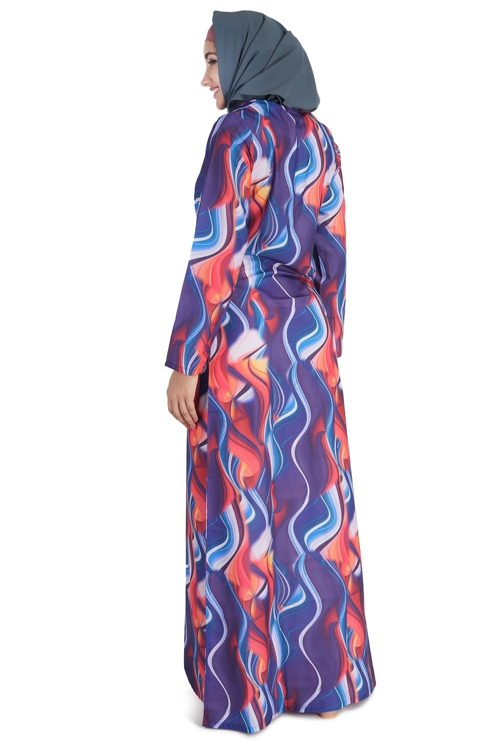 Printed Crepe Abaya AYP-520
