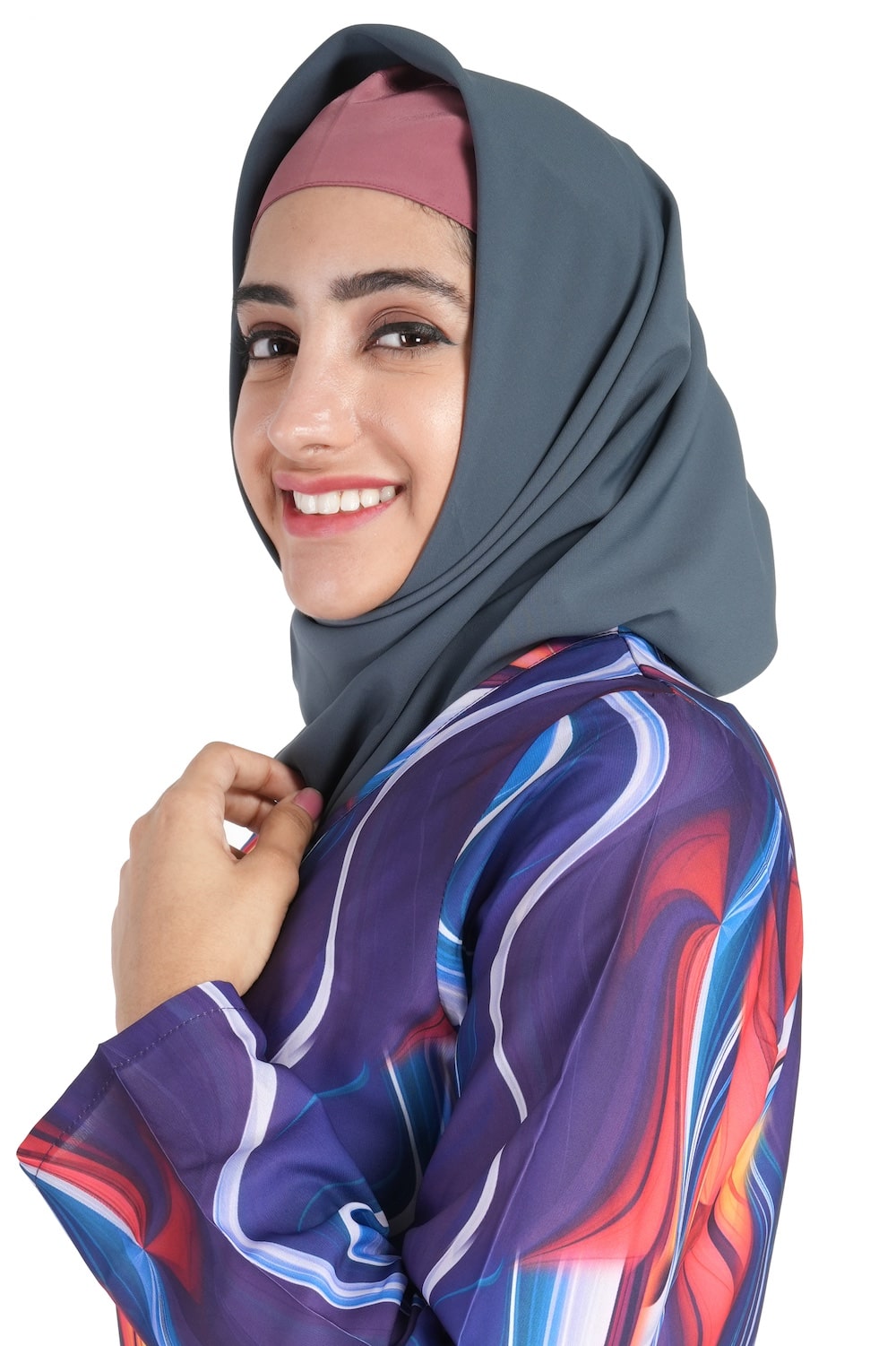 Printed Crepe Abaya AYP-520