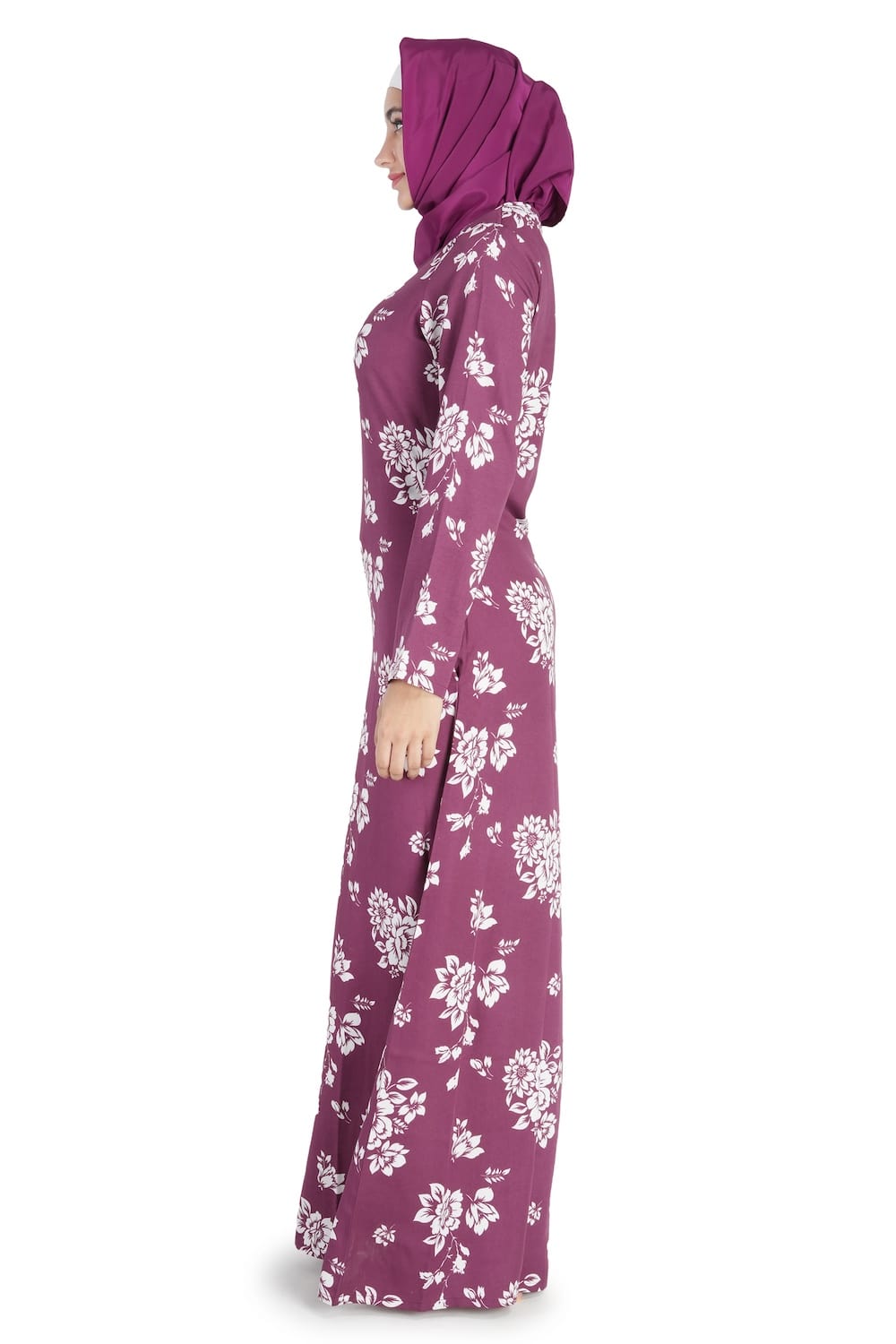 Printed Crepe Abaya AYP-523