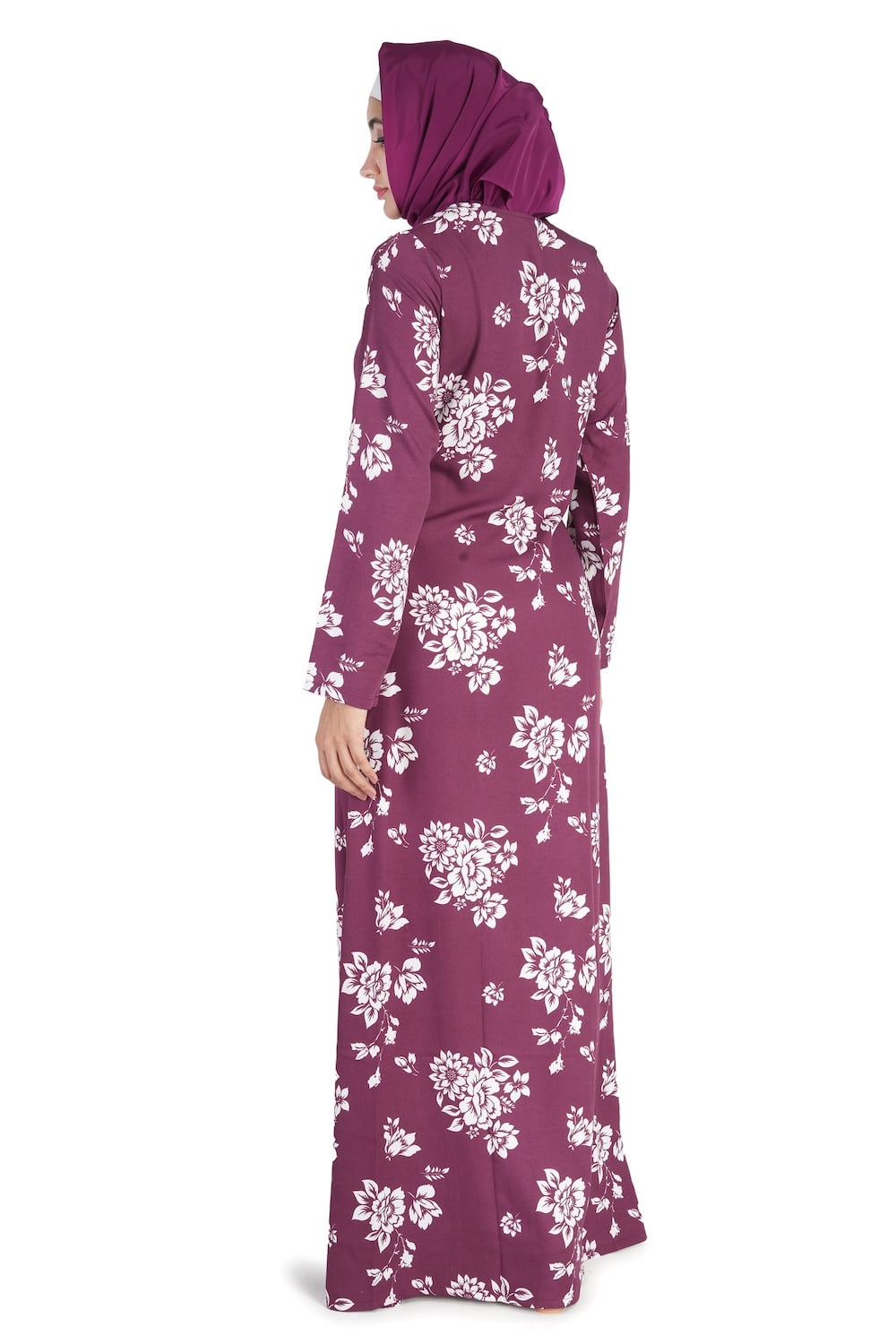 Printed Crepe Abaya AYP-523