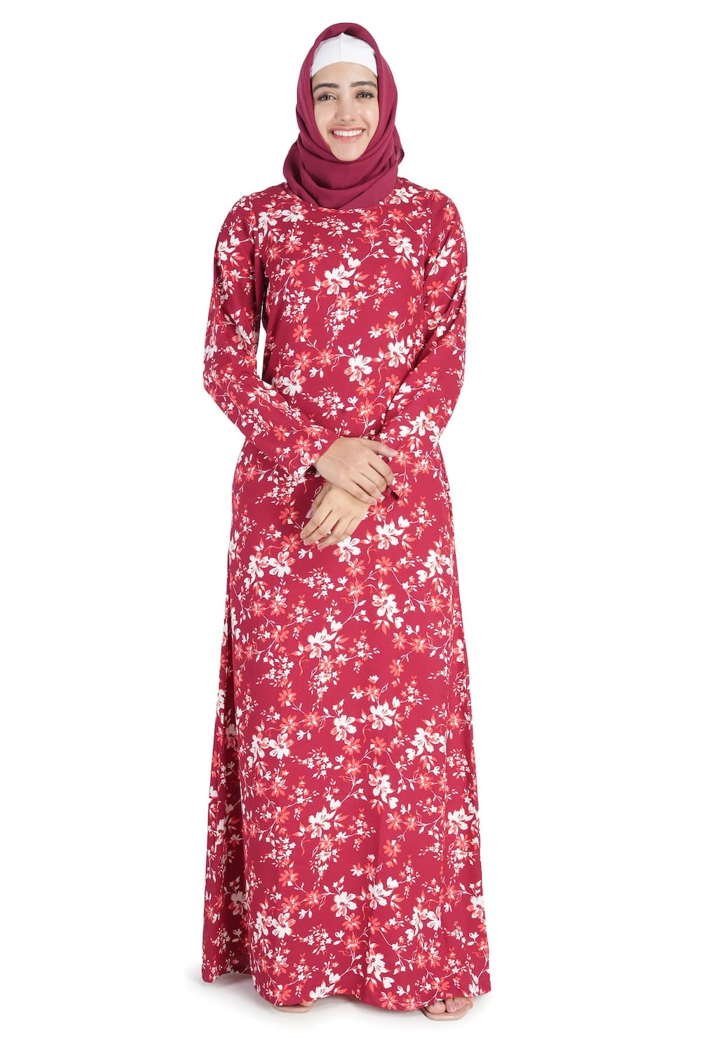 Printed Crepe Abaya AYP-524