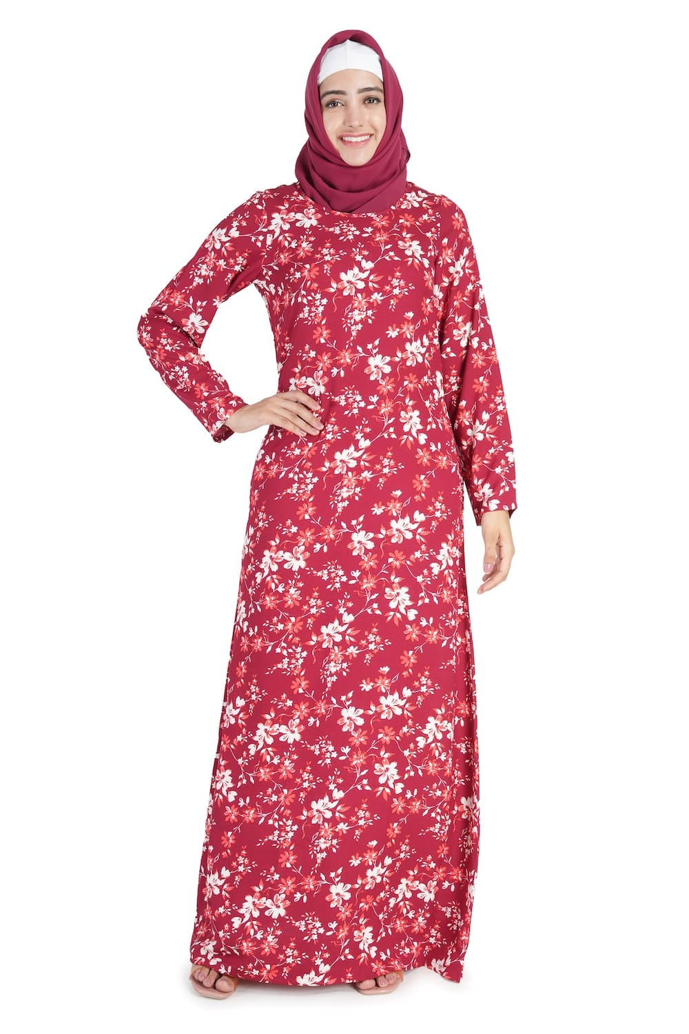 Printed Crepe Abaya AYP-524