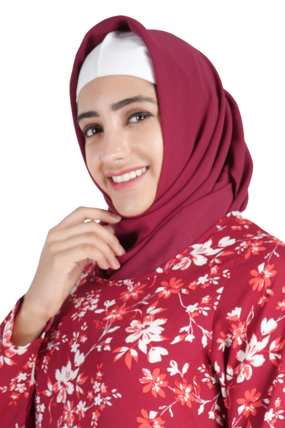 Printed Crepe Abaya AYP-524