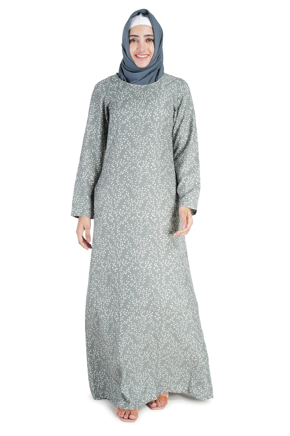 Printed Crepe Abaya AYP-525