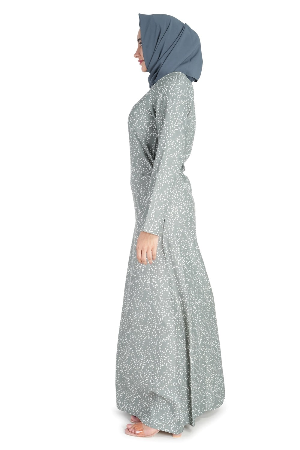Printed Crepe Abaya AYP-525