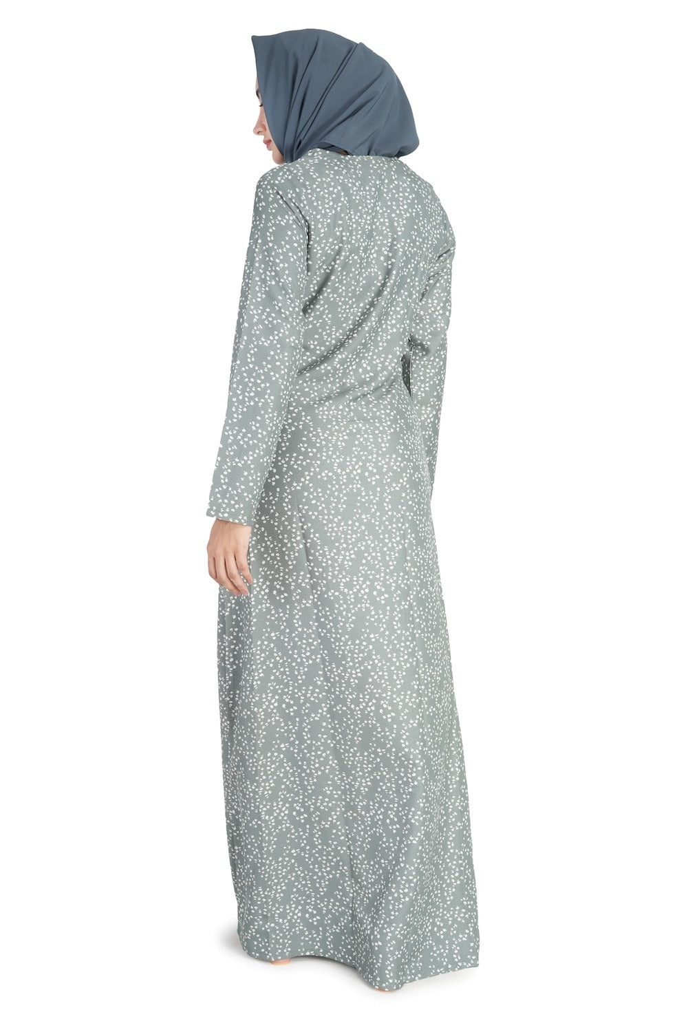 Printed Crepe Abaya AYP-525