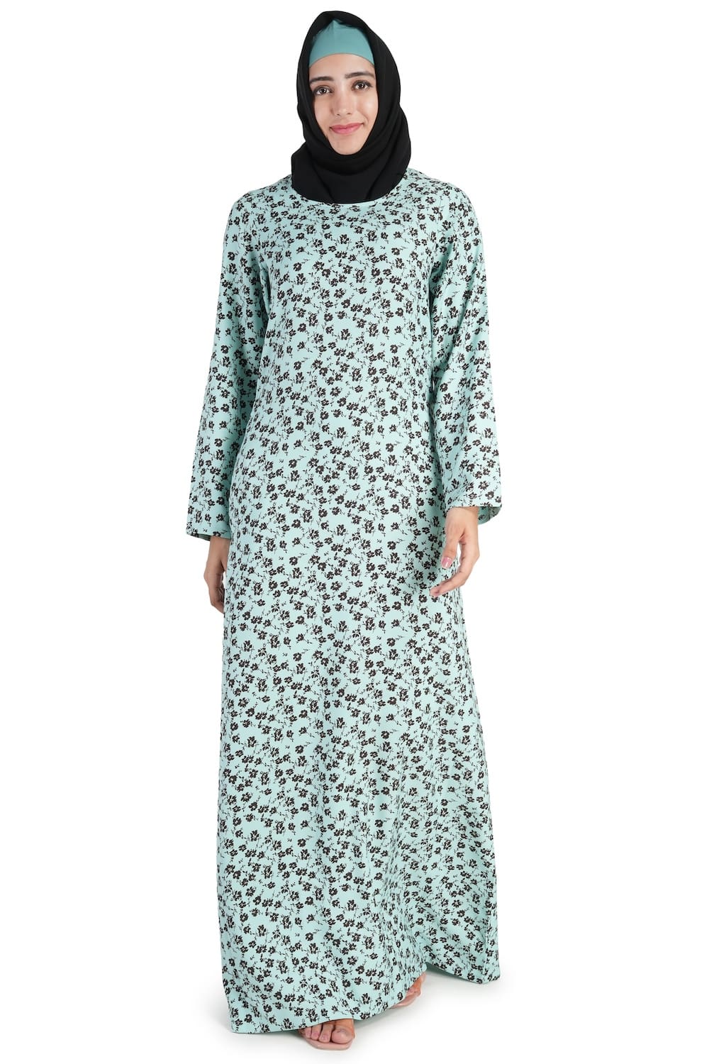 Printed Crepe Abaya AYP-529
