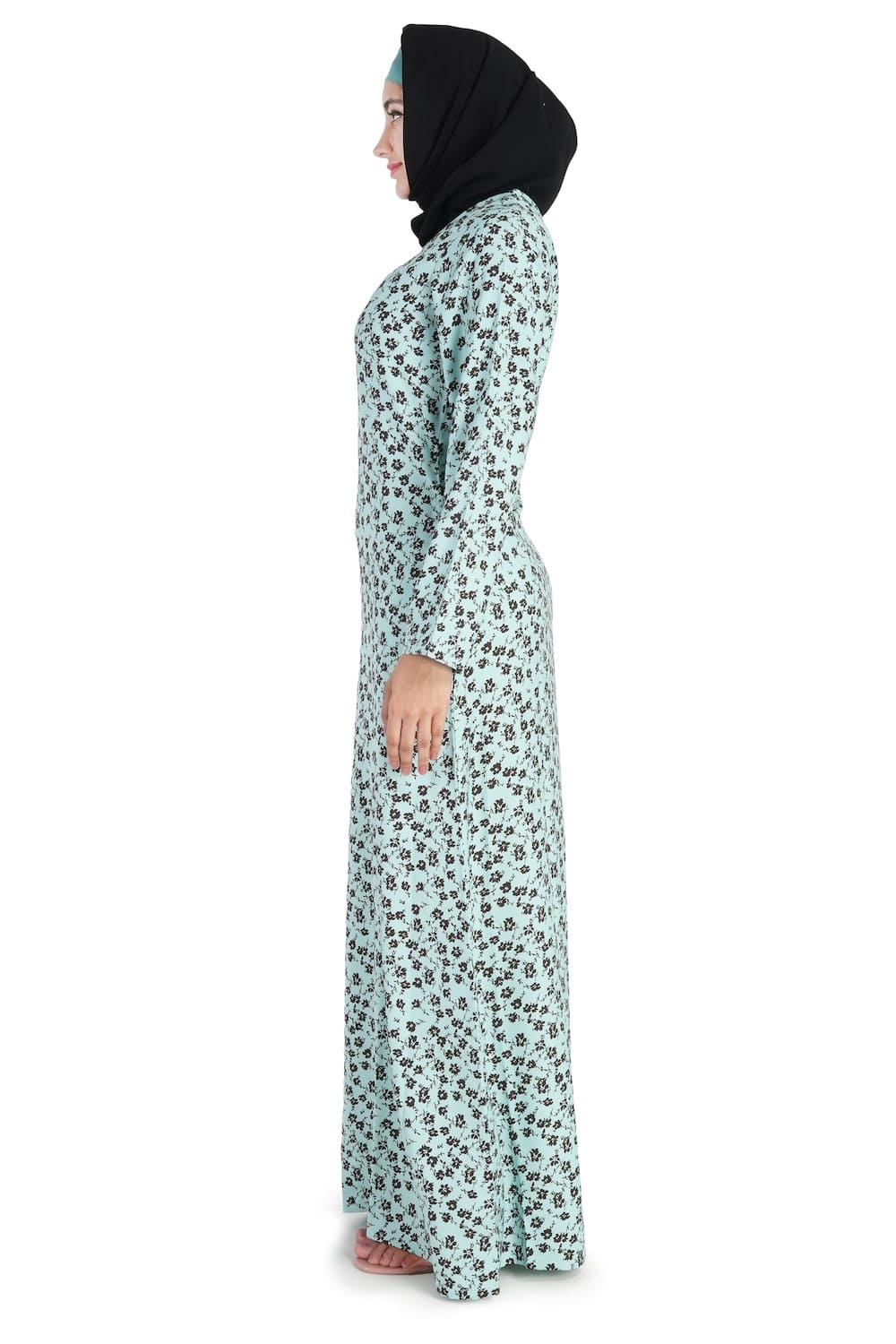 Printed Crepe Abaya AYP-529