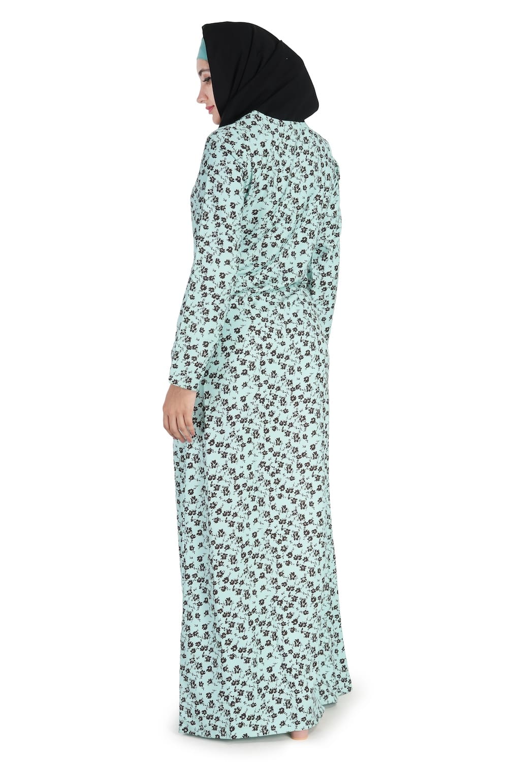 Printed Crepe Abaya AYP-529
