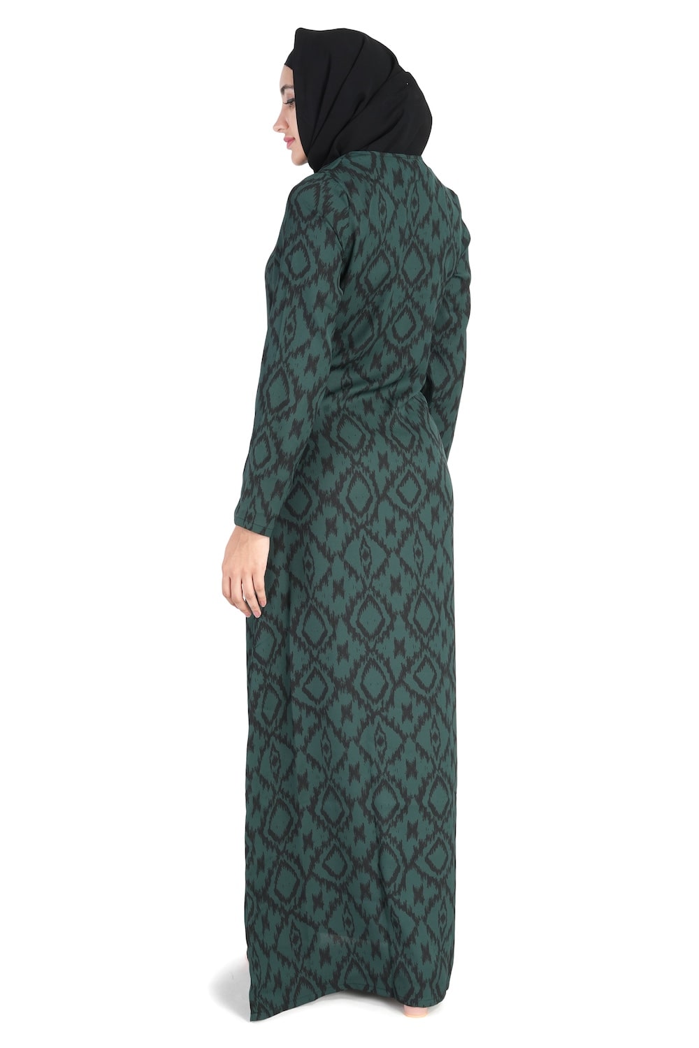 Printed Crepe Abaya AYP-531