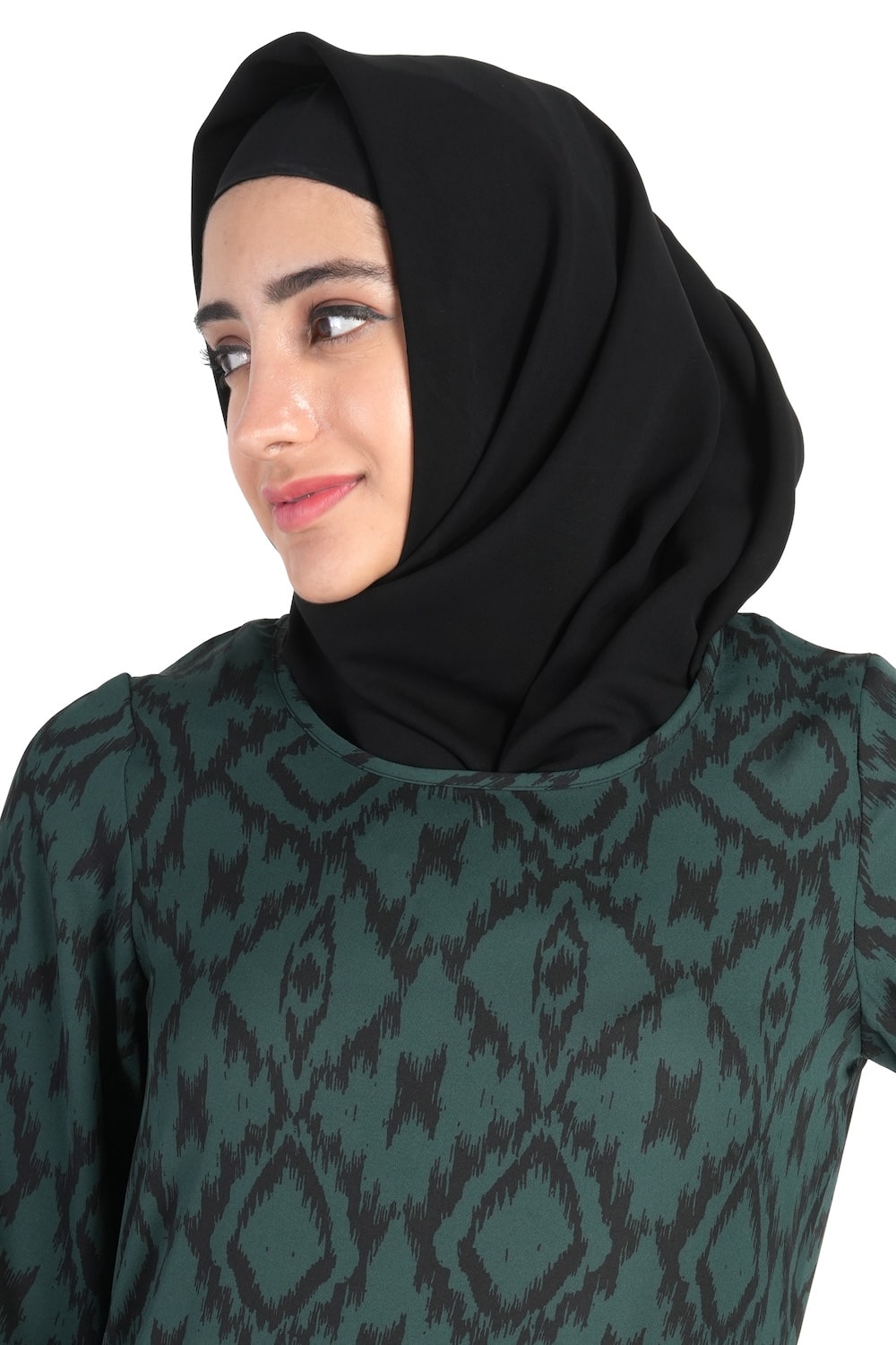 Printed Crepe Abaya AYP-531
