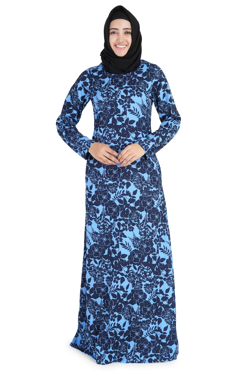 Printed Crepe Abaya AYP-532