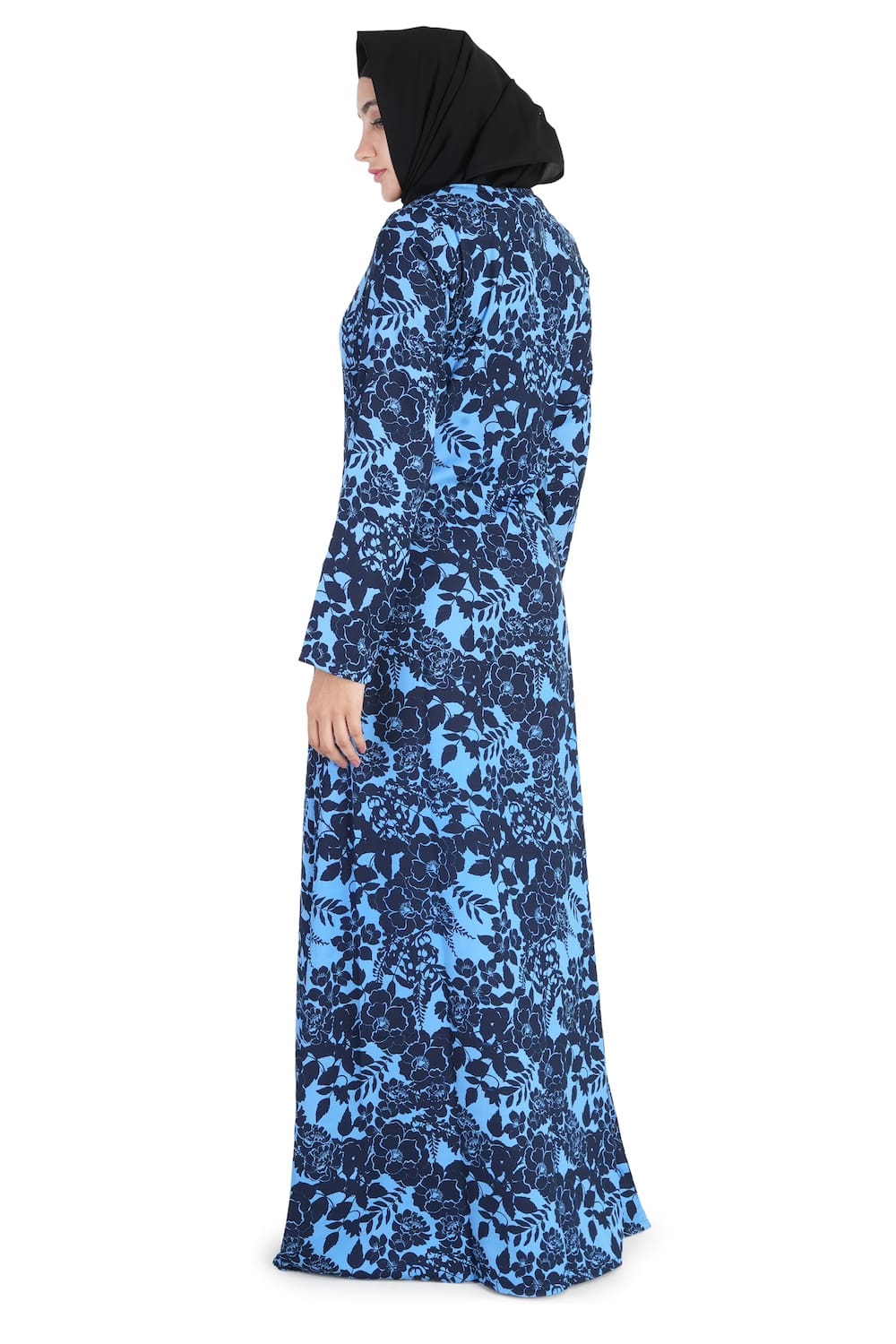 Printed Crepe Abaya AYP-532